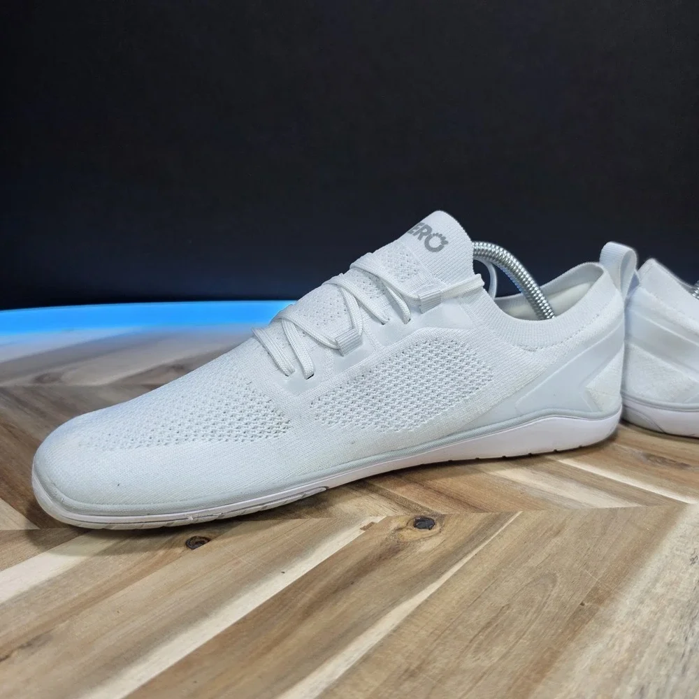 Xero Shoes Nexus Knit Mens 9.5 White Barefoot Minimalist Athletic Running